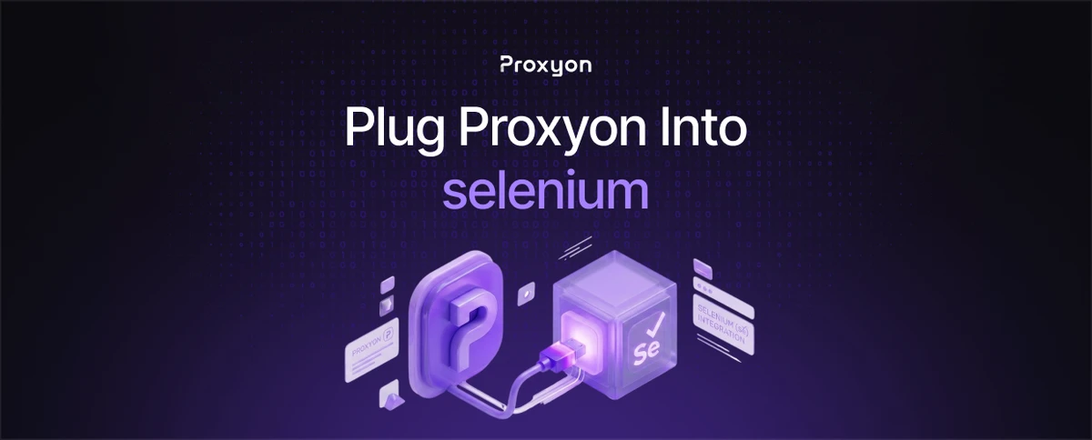 Plug Proxyon Into selenium