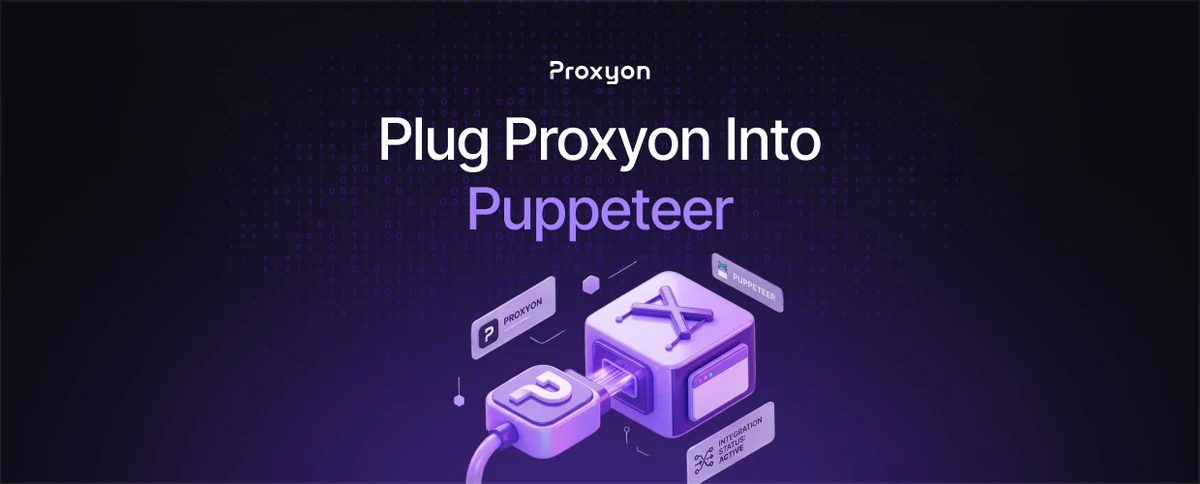 Plug Proxyon Into Puppeteer