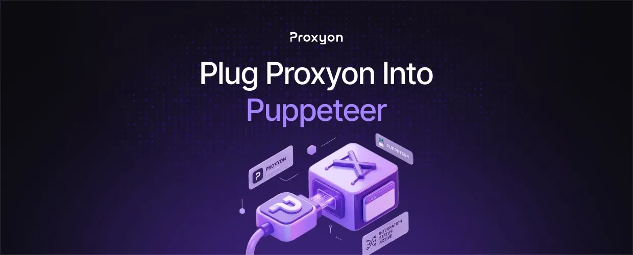 Plug Proxyon Into Puppeteer